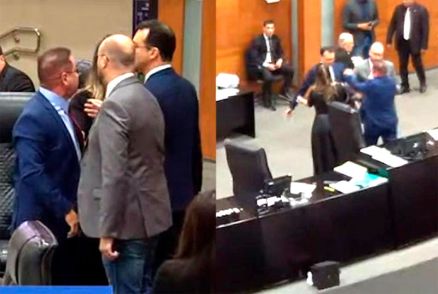 Os deputados Eduardo Botelho e L�dio Cabral, que discutiram durante sess�o