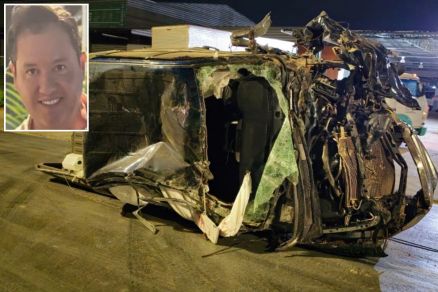 Jnio Carlos Bernal Guides (detalhe), que morreu no acidente nesta madrugada