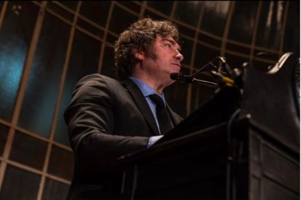 O presidente argentino, Javier Milei