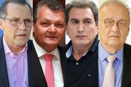 Silval Barbosa, Antonio Barbosa, Pedro Nadaf e Francisco Gomes de Andrade Lima Filho