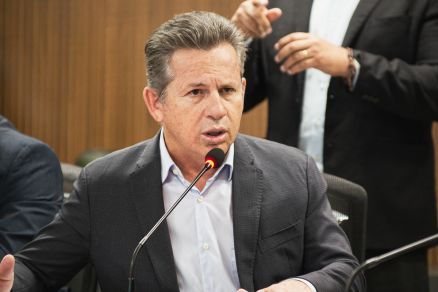O governador Mauro Mendes, que se manifestou sobre o crime