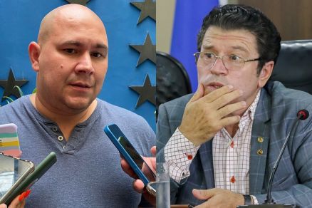 O deputado federal Ablio Brunini e o ex-deputado Victorio Galli