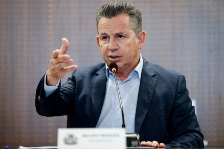 O governador Mauro Mendes: aliado de Botelho