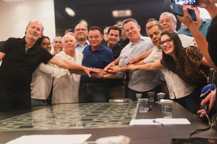Membros do Unio e aliados firmaram a escolha do mdico Marcelo Sandrin como vice