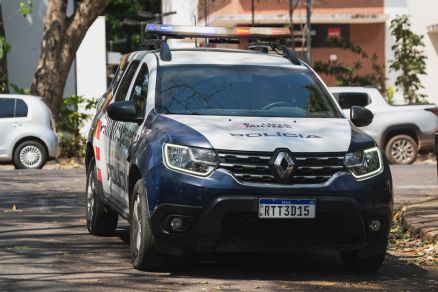 Policiais vistoriaram rea em busca do agressor, que fugiu