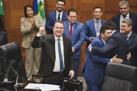 O deputado Max Russi, eleito presidente da Assembleia Legislativa