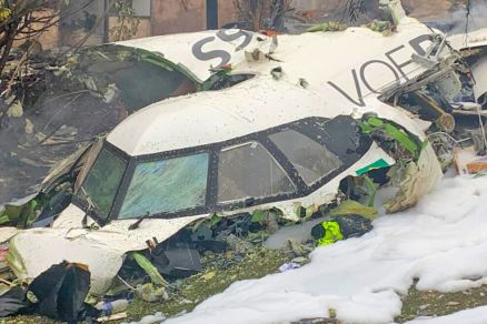O avio da VoePass, que caiu nesta sexta-feira em Vinhedo (SP)