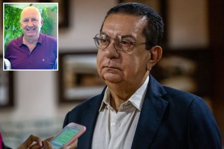 O desembargador Sebastio de Moraes Filho, afastado pelo CNJ; no detalhe o advogado Roberto Zampieri