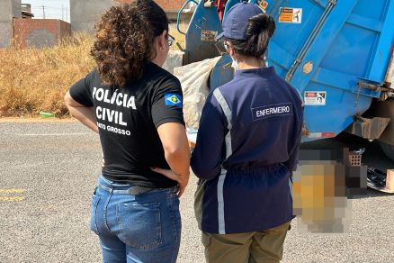 Polcia Civil e Corpo de Bombeiros atenderam a ocorrncia