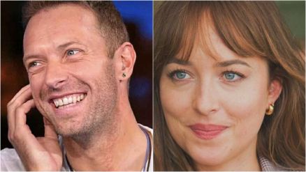 Chris Martin, 47 anos, e Dakota Johnson, 34