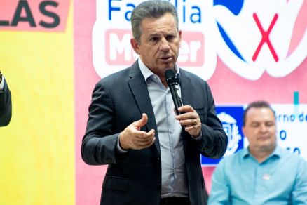 O governador Mauro Mendes participou do evento Movimento MT Por Elas