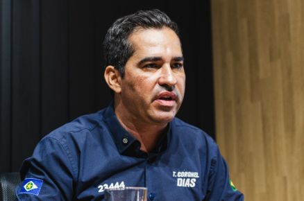Presidente da Comisso de Segurana Pblica na Cmara Municipal, o vereador Tenente-coronel Dias 
