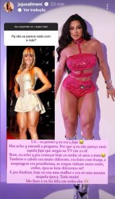 A influenciadora Juju Salimeni, de 37 anos