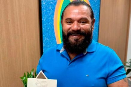O colunista Tamires Ferreira, que est internado em Cuiab