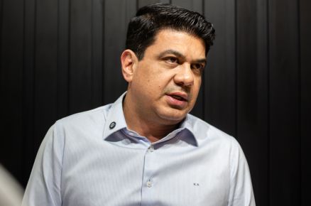 O prefeito de Vrzea Grande Kalil Baracat, que tenta o segundo mandato