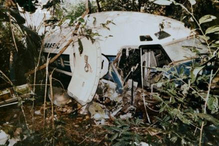 Avio da Varig que caiu no Xingu em setembro de 1989 