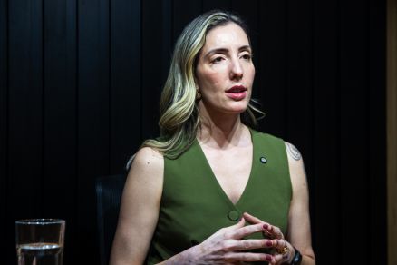 A delegada Juliana Chiquito Palhares, que est  frente da Delegacia Especializada de Represso a Crimes Informticos