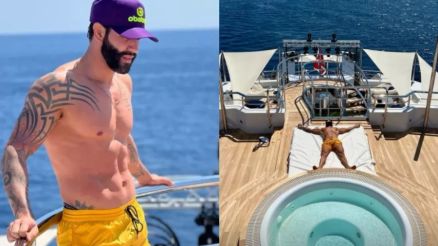 Gusttavo Lima curte aniversrio a bordo de iate luxuoso