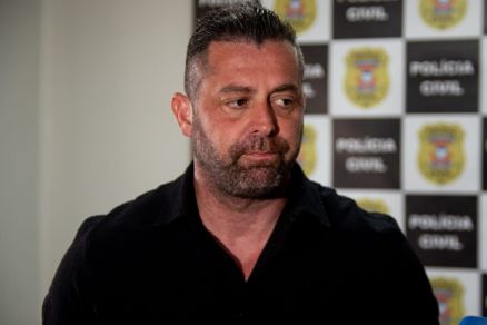 O delegado Bruno Abreu Magalhes, da Delegacia de Homicdios e Proteo  Pessoa