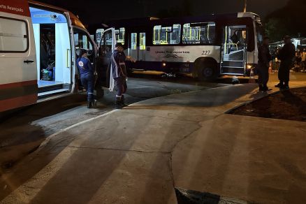 nibus envolvido no acidente 