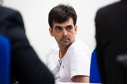 O instrutor de tiro Hedilerson Fialho Martins Barbosa, r�u pelo homic�dio do advogado Roberto Zampieri