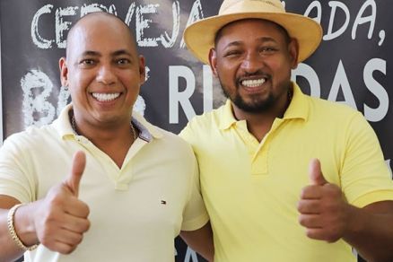 O deputado estadual Juca do Guaran e seu irmo, Nicssio