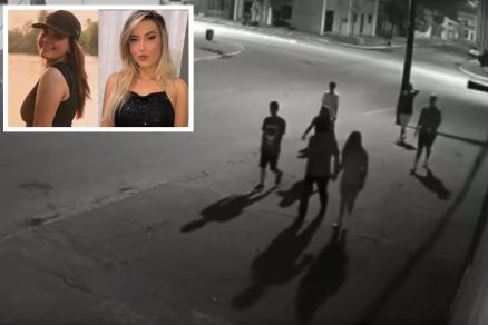 Momento em que faccionados conduziam jovens ao cativeiro