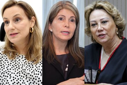 Tatiane Colombo, Marilsen Andrade Addario e Maria Helena Gargaglione Pvoas