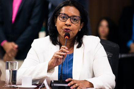 A deputada federal Gisela Simona,  que falou sobre as eleies de 2026