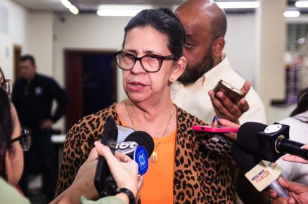 Desembargadora Maria Aparecida Ribeiro que se despede do TRE-MT 