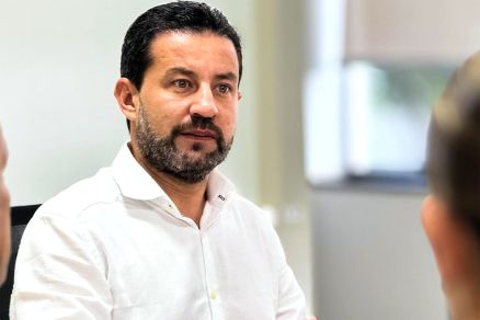 O prefeito Leandro Flix, cuja gesto foi denunciada ao MPE