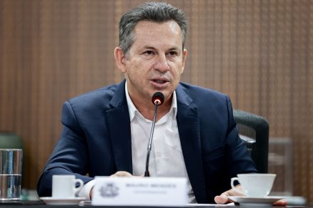 O governador de Mato Grosso, Mauro Mendes 