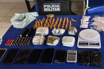 Drogas apreendidas pela Polcia Militar