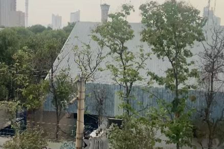 Frame de v�deo mostra chuva 