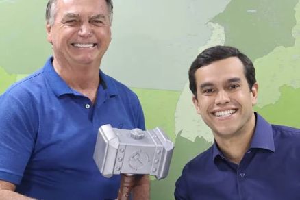 Jair Bolsonaro e Beto Pereira, candidato  Prefeitura de Campo Grande (MS)