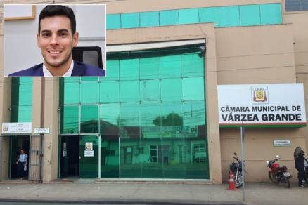 O vereador Charles da Educa��o (detalhe), que foi o mais votado em VG