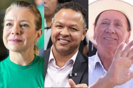 Os novos eleitos Flvia Moretti, Cludio Ferreira e Roberto Dorner