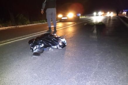 Pista ficou interditada at retirada do corpo