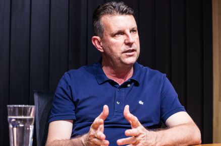 O prefeito de Sorriso Ari Lafin, que falou sobre a eleio do empresrio Alei Fernandes