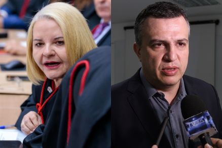 Os desembagadores Serly Marcondes e Marcos Machado, que disputam o comando do TRE-MT