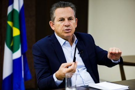 O governador de Mato Grosso, Mauro Mendes 