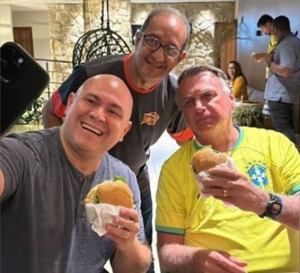 Ablio Brunini, Joilton Padilha e o ex-presidente Jair Bolsonaro