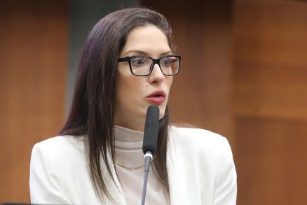 A deputada estadual Janaina Riva: 
