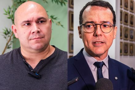Candidatos  prefeito por Cuiab, Abilio Brunini (PL) e Ldio Cabral (PT)
