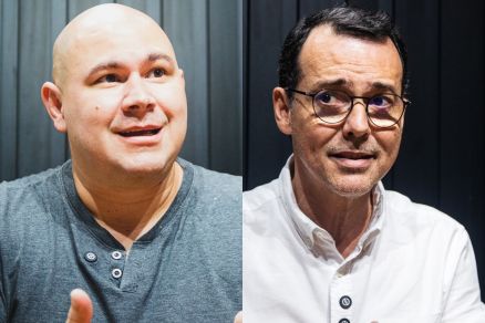 Os candidatos a prefeito de Cuiab, Abilio Brunini e Ldio Cabral 