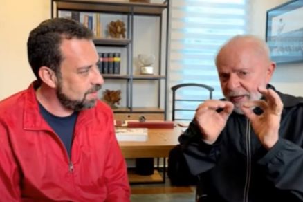 Lula e Boulos fazem live no Youtube 