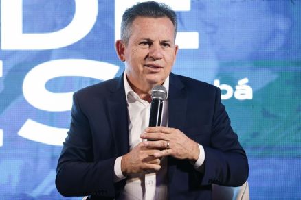 O governador Mauro Mendes, que vai baixar lei contra moratria da soja 