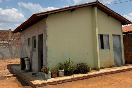 Casa cedida pela prefeitura de Sapezal 