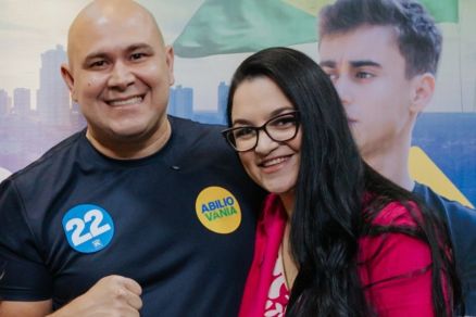 O casal Abilio Brunini e Samantha Iris: prefeito e vereadora da Capital