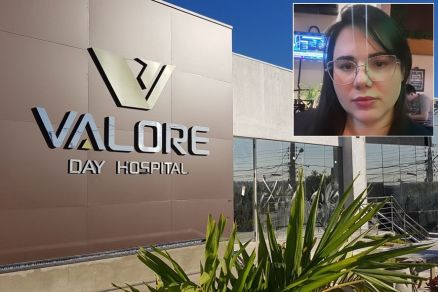  Thayane Oliveira (em detalhe) morreu aps procedimento na Valore Day